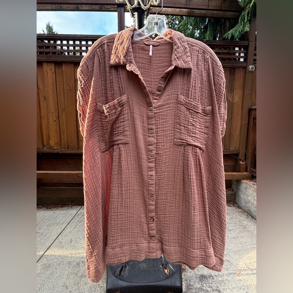 Free People Not So Basic Shirtdress Tunic